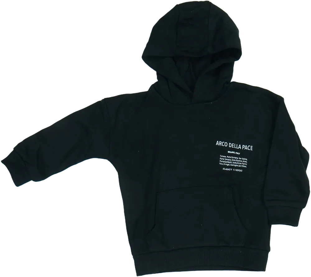 Fekete Lupilu Kapucnis pulóver EU 104 / UK 4 év / US 4T/XS