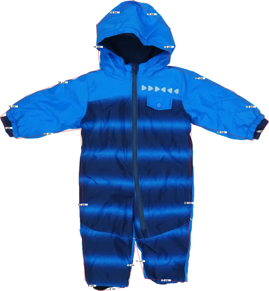 Kék Lupilu Baby overál EU 74 / UK 6-9 hónap / US 6-9 hónap