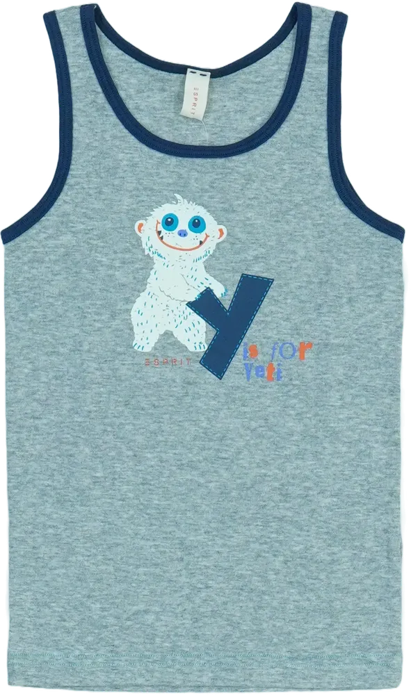 Szürke Esprit Fiú / Férfi trikó EU 110 / UK 5 év / US 5 év/XS