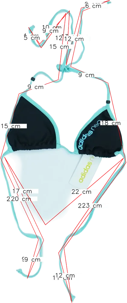 Többszínű Adidas Bikini felső EU 146 / UK 11 év / US 12 év/L