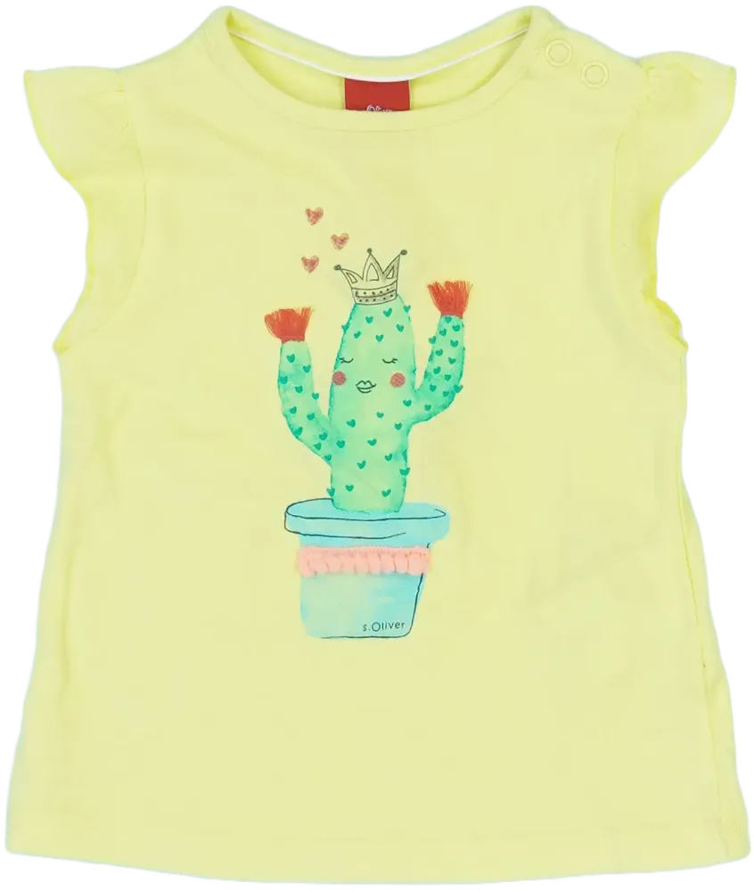 Sárga S.Oliver Póló EU 68 / UK 3-6 hónap / US 3-6 hónap