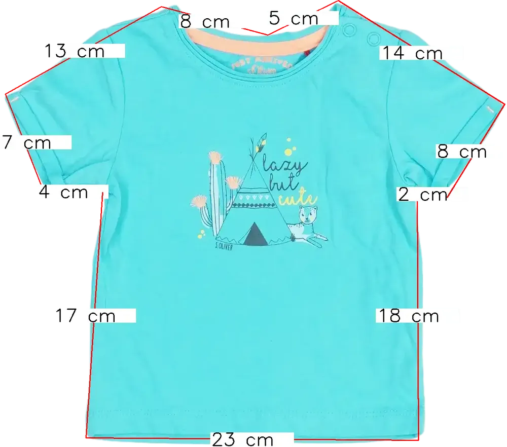 Kék S.Oliver Póló EU 62 / UK 0-3 hónap / US 0-3 hónap