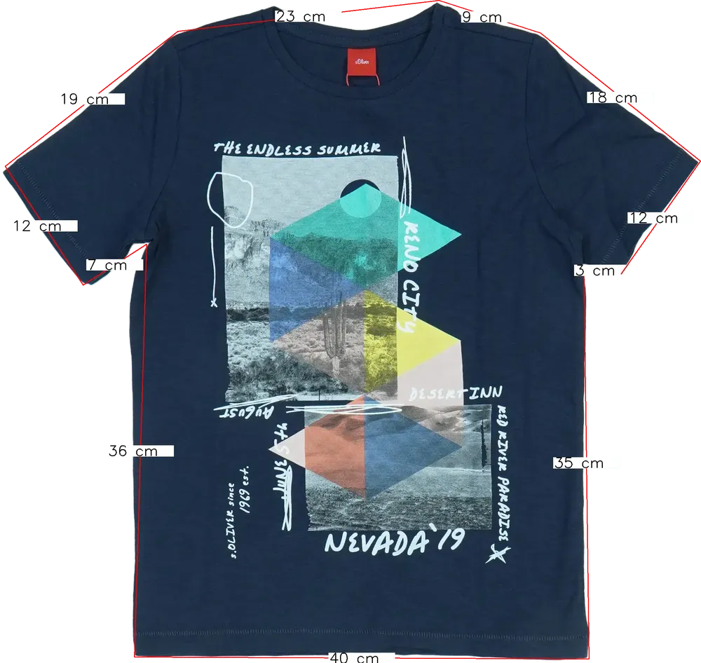 Fekete S.Oliver Póló EU 140 / UK 10 év / US 10 év/L