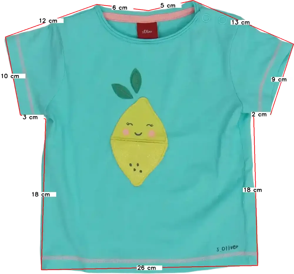 Kék S.Oliver Póló EU 74 / UK 6-9 hónap / US 6-9 hónap