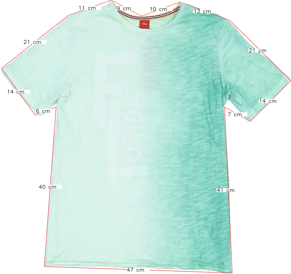 Zöld S.Oliver Póló EU 164 / UK 14 év / US 14 év/XL