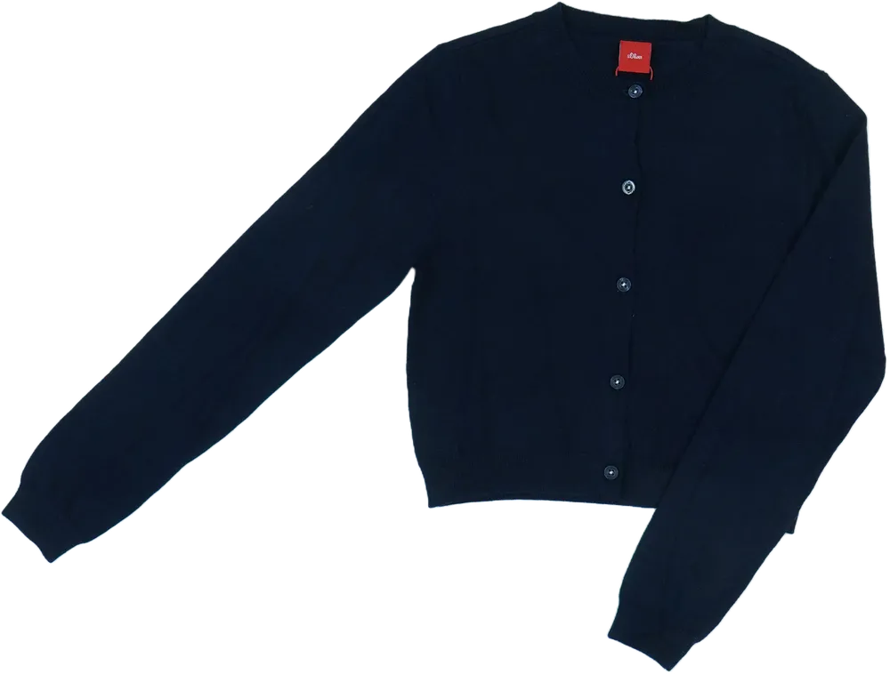 Kék S.Oliver Kardigán EU 140 / UK 10 év / US 10 év/L
