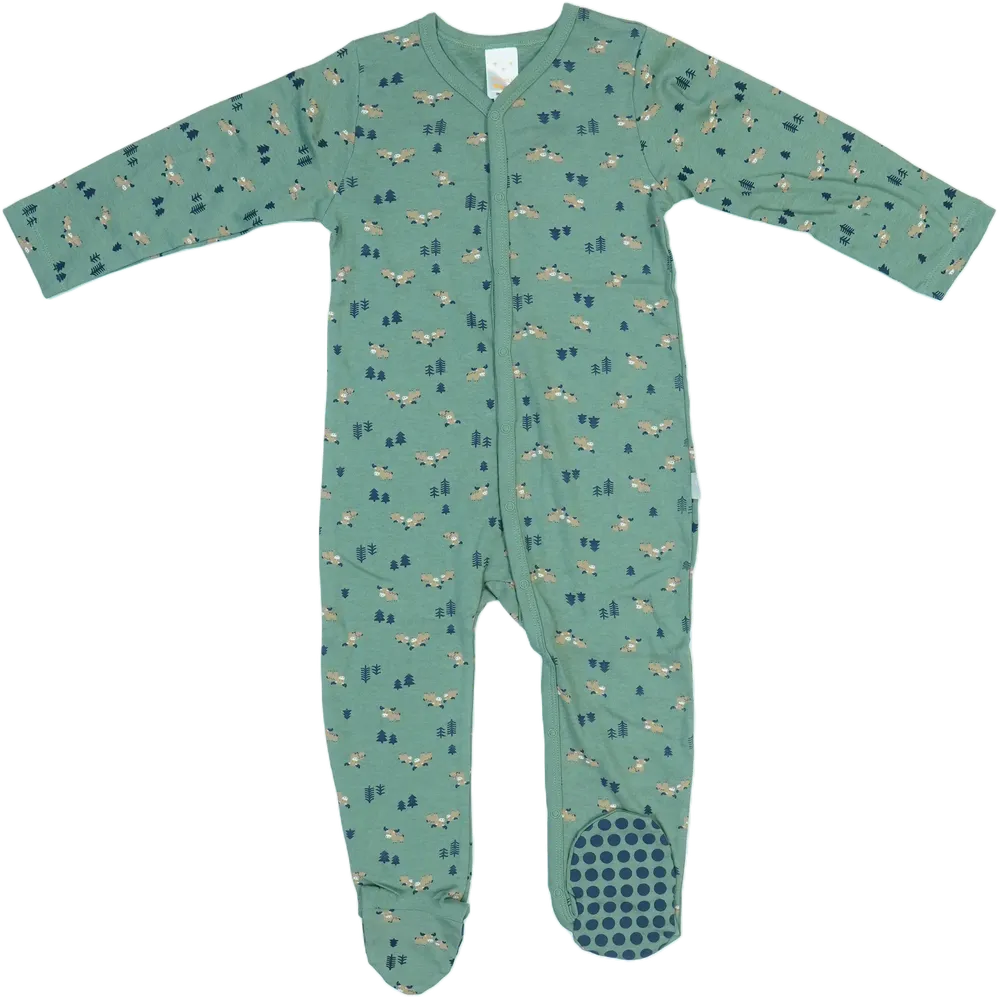 Zöld Pusblu Hosszú ujjú rugdalózó EU 92 / UK 2 év / US 2T