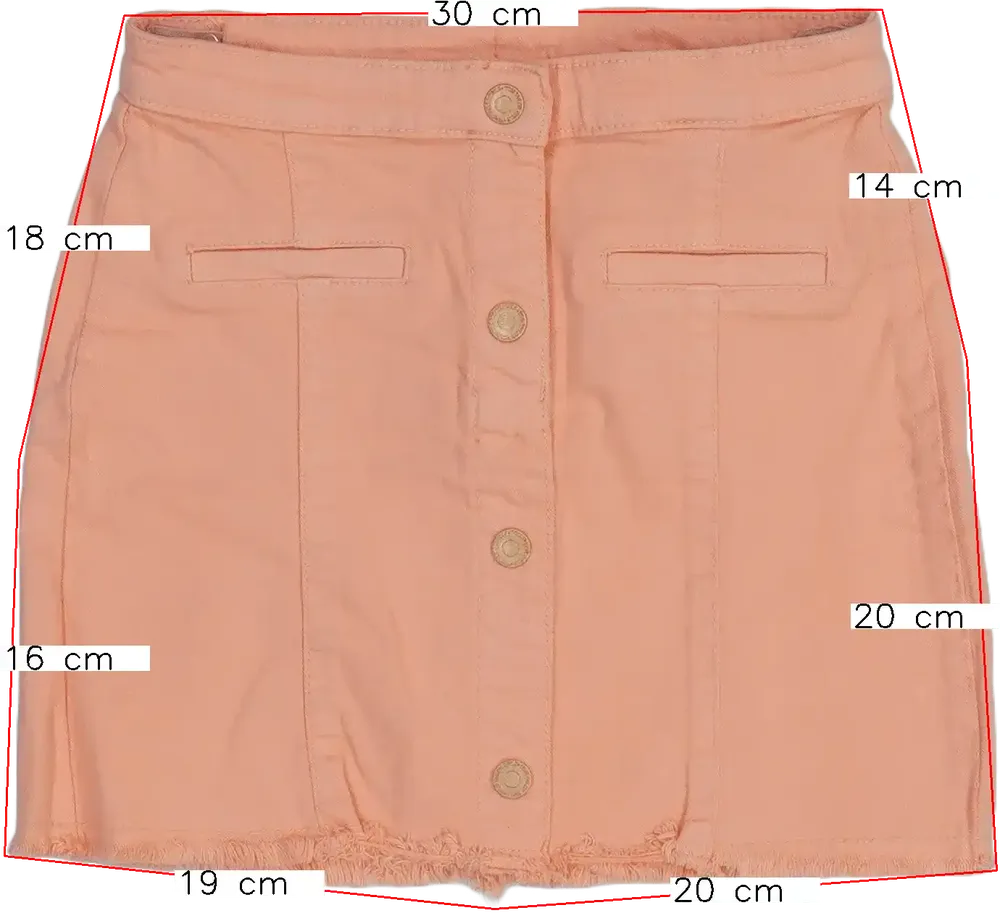 Sárga (narancs) Tom Tailor Szoknya EU 128 / UK 8 év / US 8 év/M