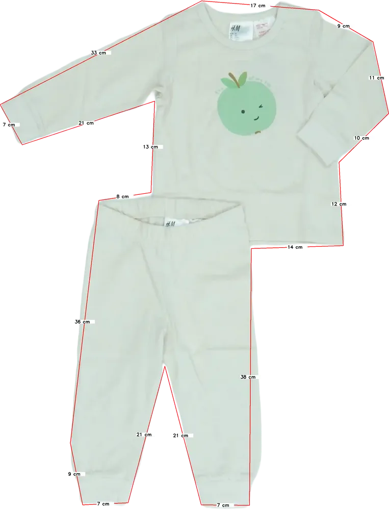 Barna H&amp;M Pizsama EU 74 / UK 6-9 hónap / US 6-9 hónap