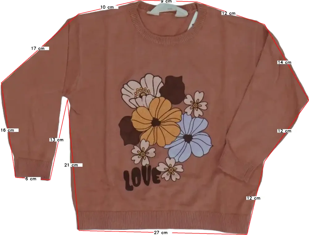 Rózsaszín H&amp;M Pulóver EU 92 / UK 2 év / US 2T