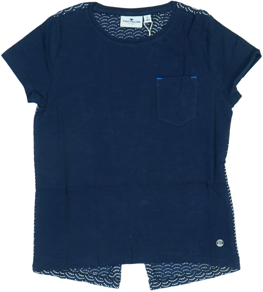Kék Tom Tailor Póló EU 140 / UK 10 év / US 10 év/L