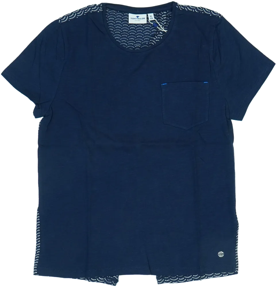 Kék Tom Tailor Póló EU 176 / UK 16 év / US XL