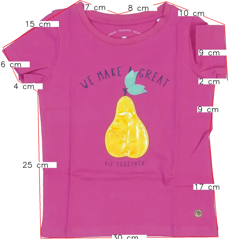 Rózsaszín Tom Tailor Póló EU 98 / UK 3 év / US 3T