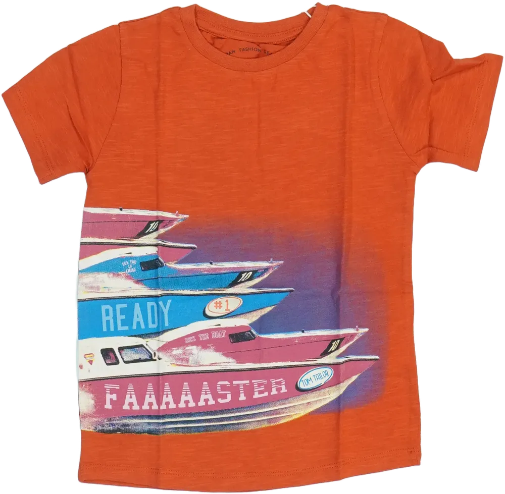 Piros Tom Tailor Póló EU 98 / UK 3 év / US 3T