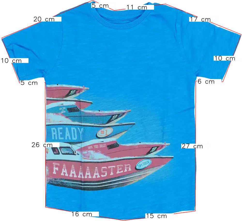 Kék Tom Tailor Póló EU 98 / UK 3 év / US 3T