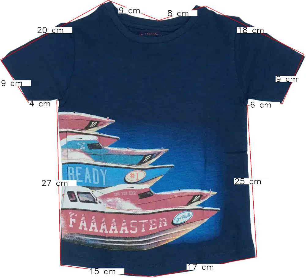 Kék Tom Tailor Póló EU 98 / UK 3 év / US 3T