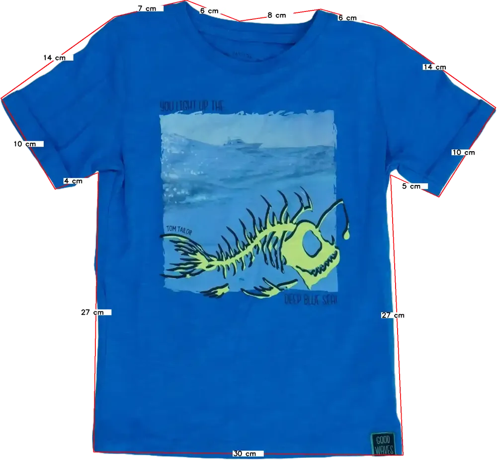 Kék Tom Tailor Póló EU 98 / UK 3 év / US 3T