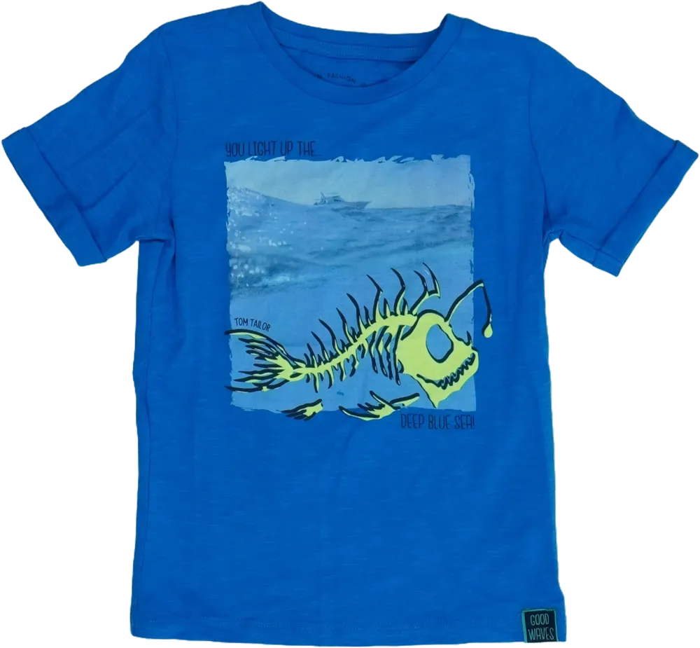 Kék Tom Tailor Póló EU 98 / UK 3 év / US 3T