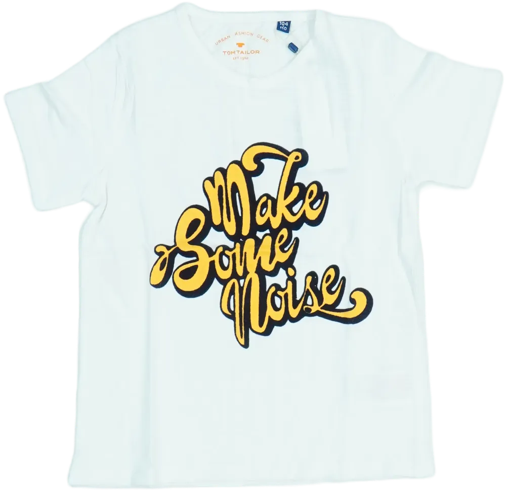 Fehér Tom Tailor Póló EU 110 / UK 5 év / US 5 év/XS