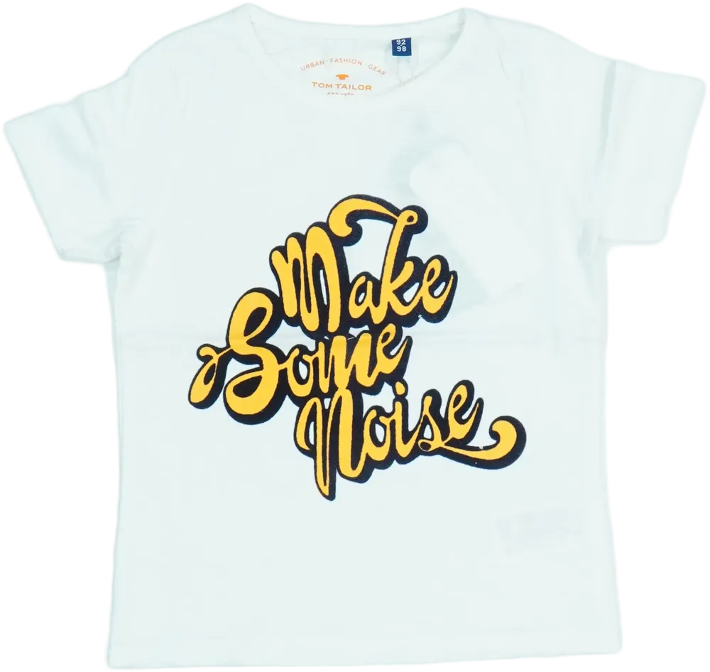 Fehér Tom Tailor Póló EU 98 / UK 3 év / US 3T