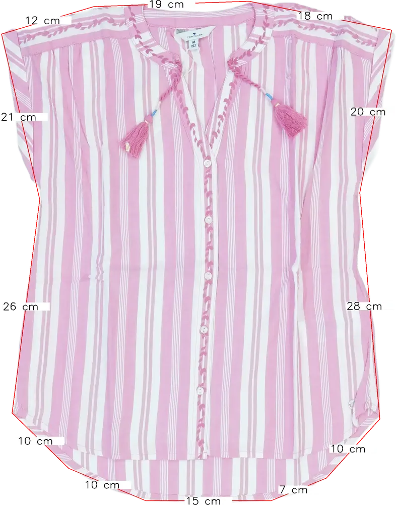 Rózsaszín Tom Tailor Blúz EU 152 / UK 12 év / US 12 év/L