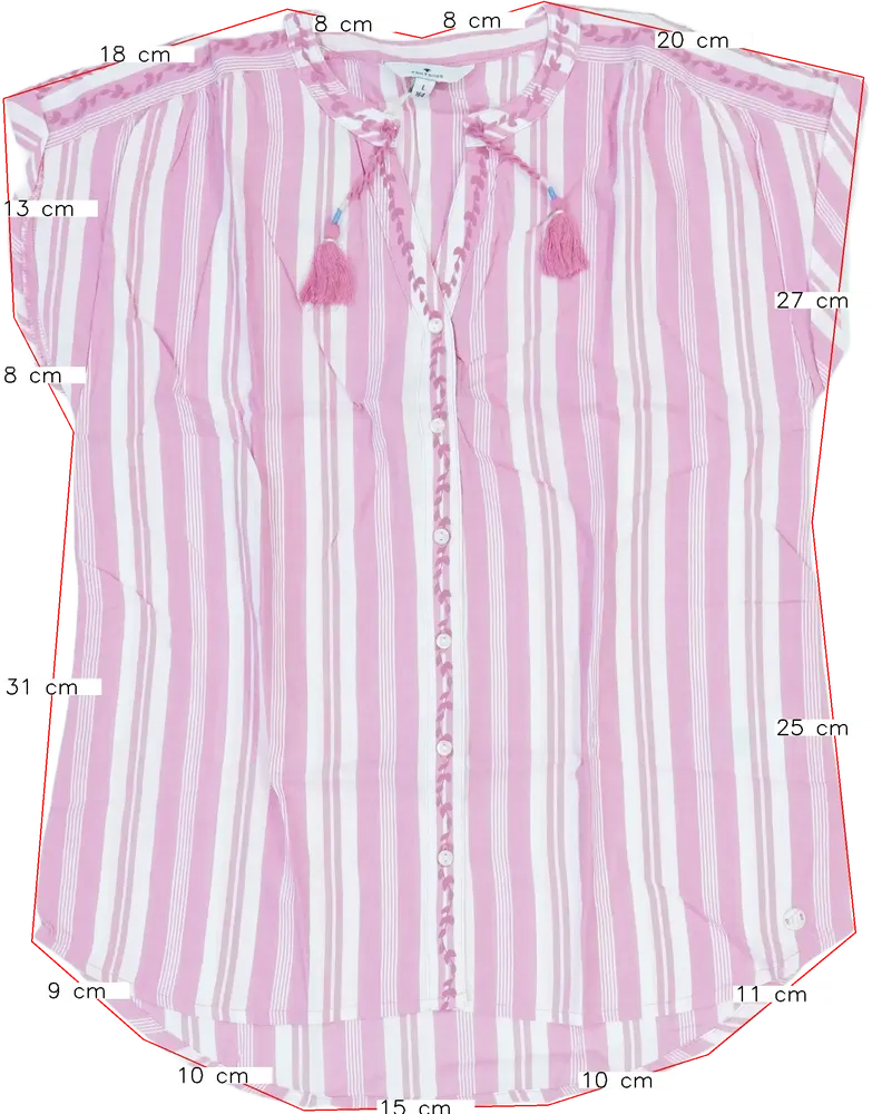 Rózsaszín Tom Tailor Blúz EU 164 / UK 14 év / US 14 év/XL