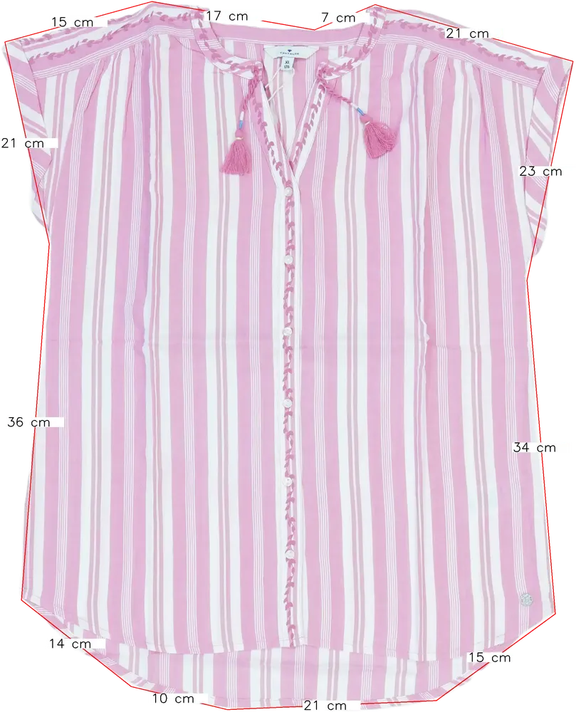 Rózsaszín Tom Tailor Blúz EU 176 / UK 16 év / US XL