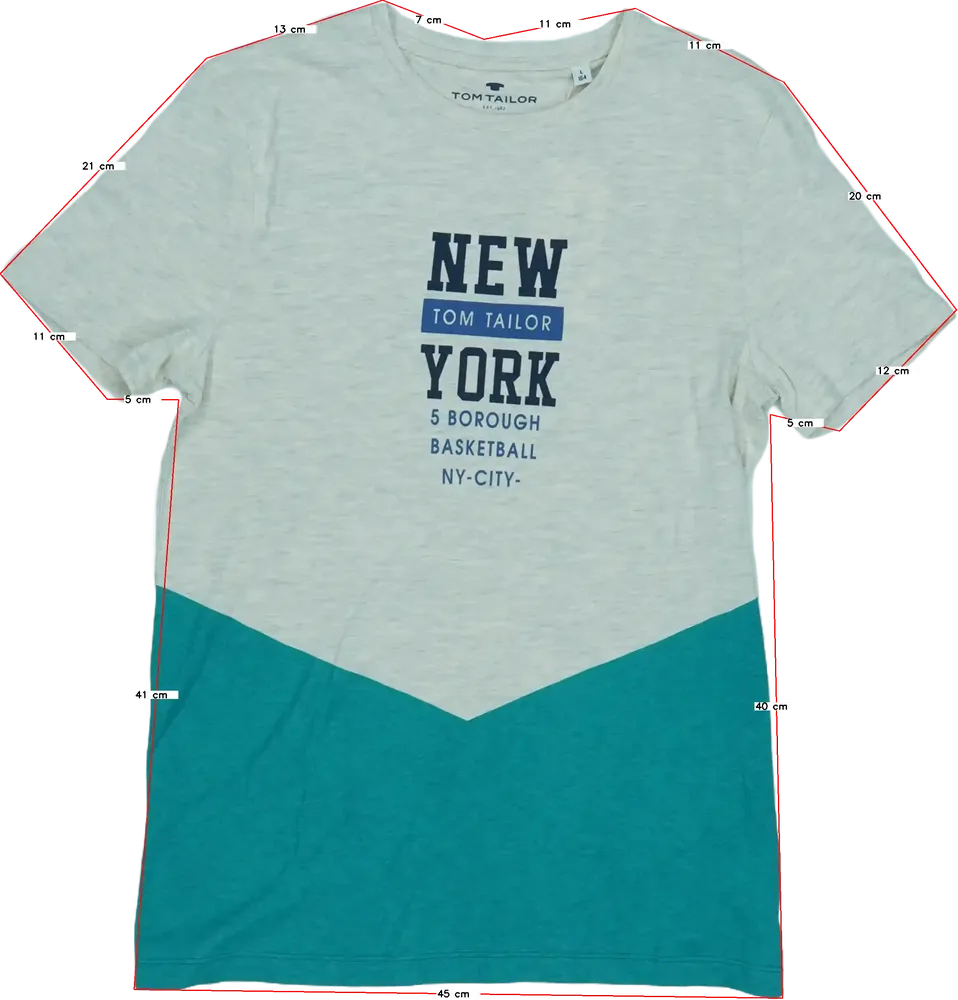 Barna Tom Tailor Póló EU 164 / UK 14 év / US 14 év/XL