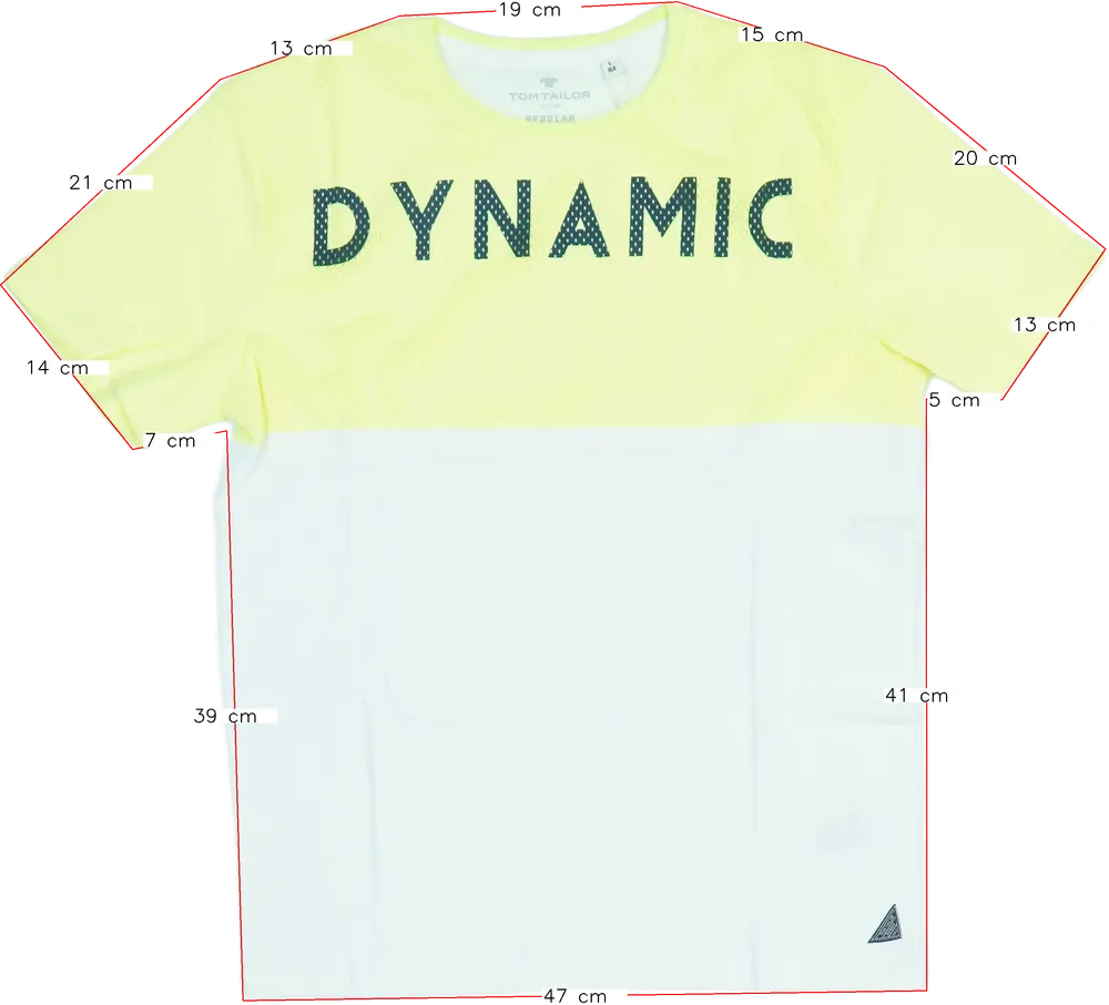 Fehér Tom Tailor Póló EU 164 / UK 14 év / US 14 év/XL