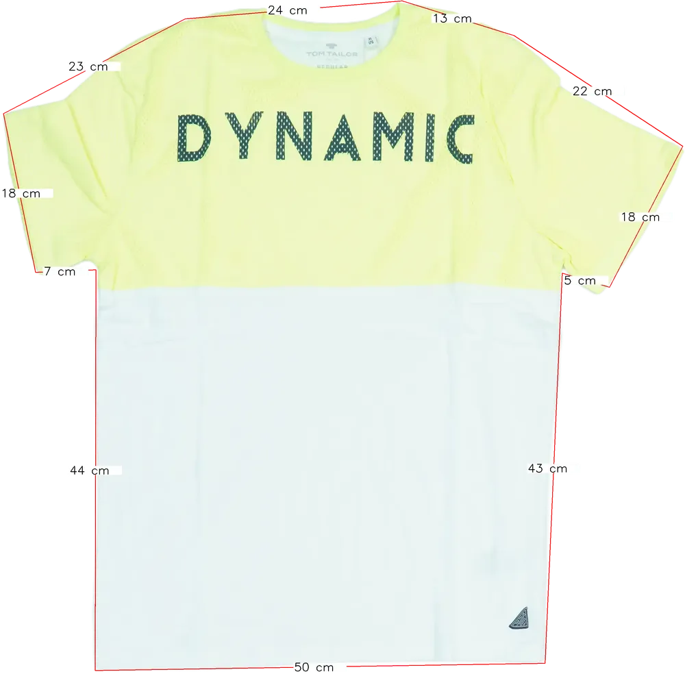 Fehér Tom Tailor Póló EU 176 / UK 16 év / US XL