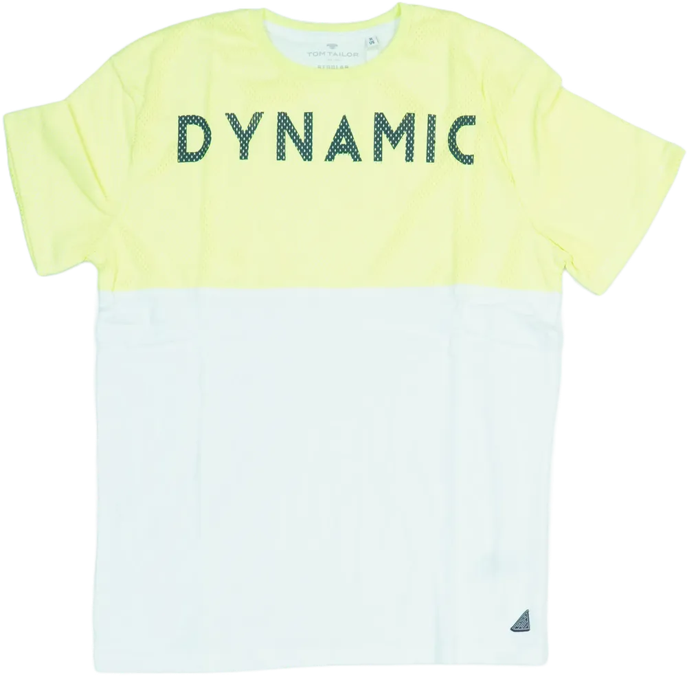 Fehér Tom Tailor Póló EU 176 / UK 16 év / US XL