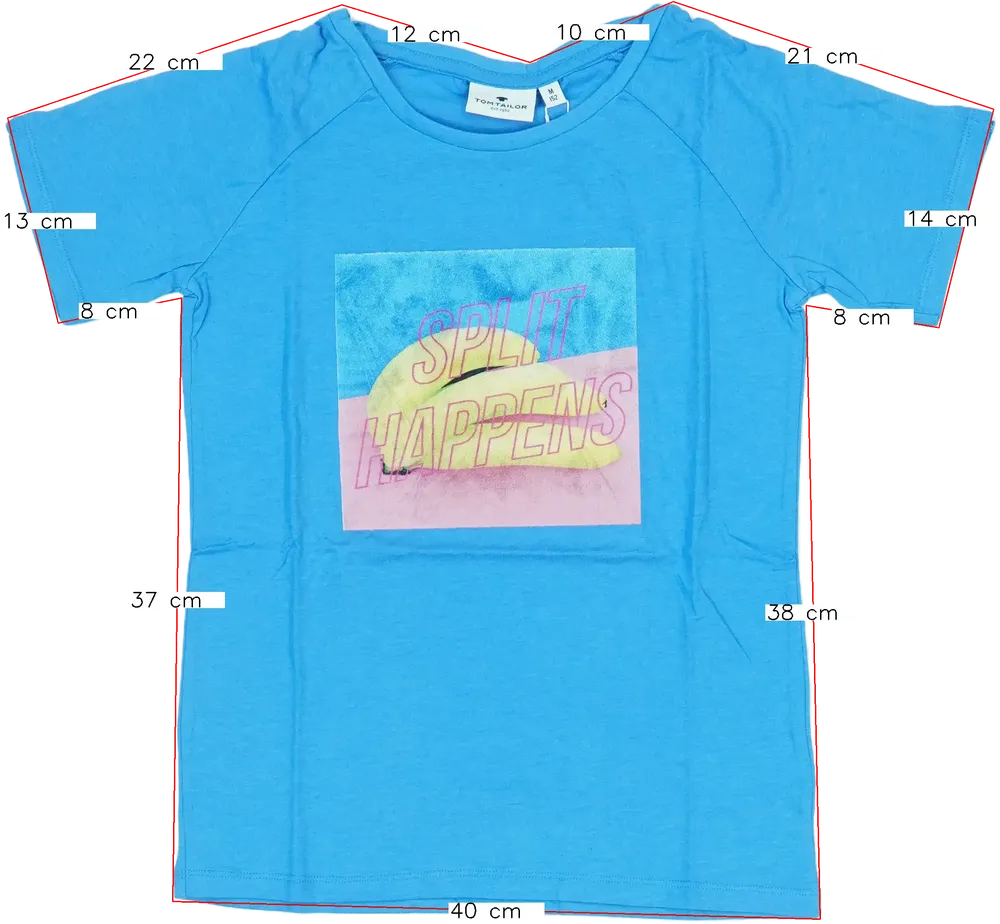 Kék Tom Tailor Póló EU 152 / UK 12 év / US 12 év/L