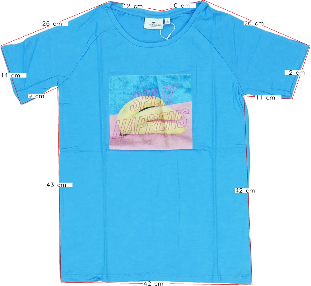 Kék Tom Tailor Póló EU 176 / UK 16 év / US XL