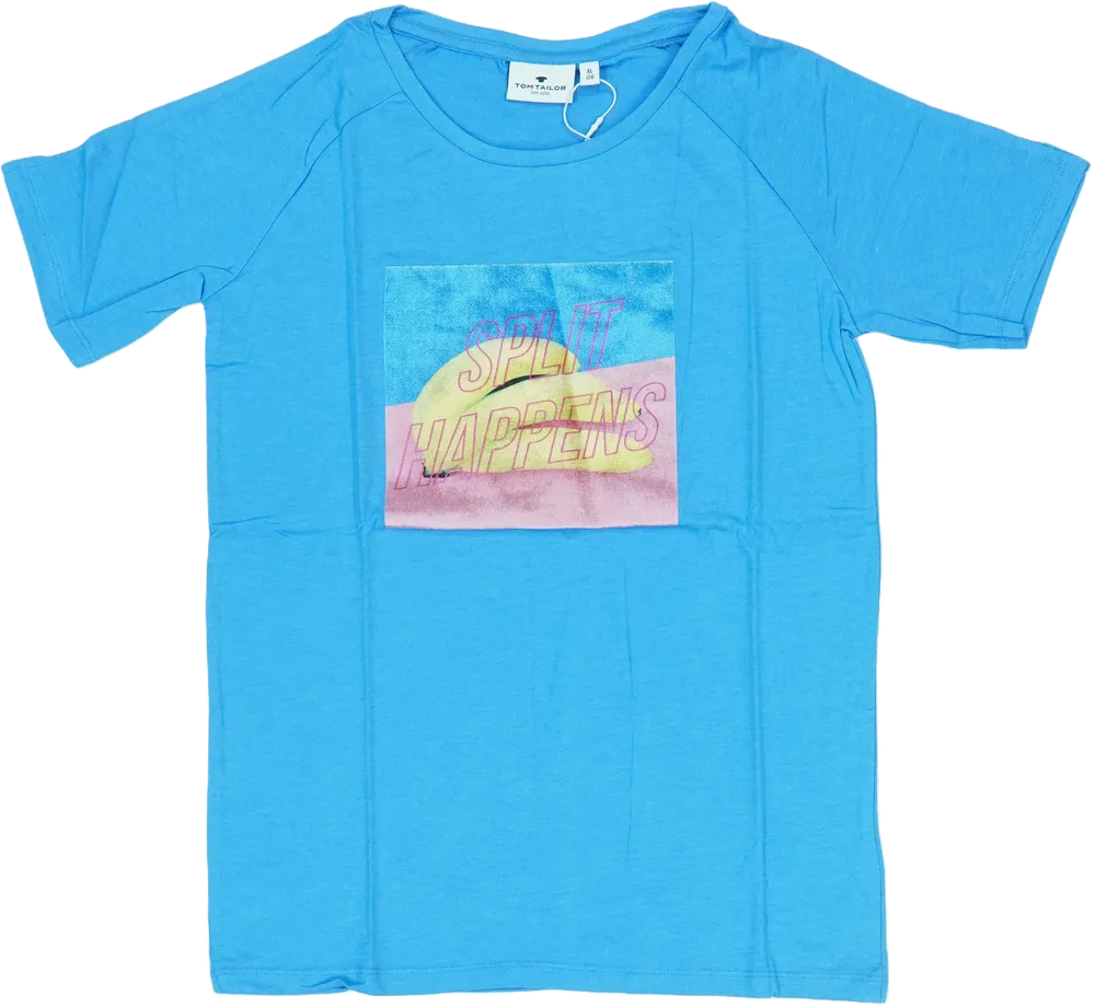 Kék Tom Tailor Póló EU 176 / UK 16 év / US XL