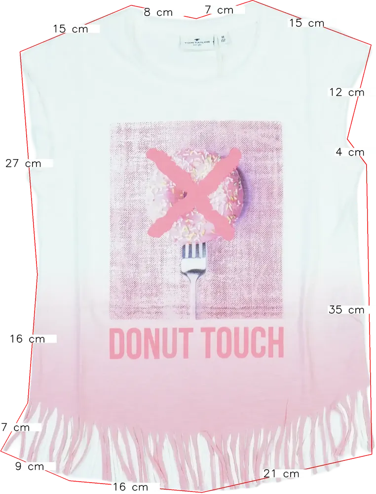 Rózsaszín Tom Tailor Póló EU 152 / UK 12 év / US 12 év/L