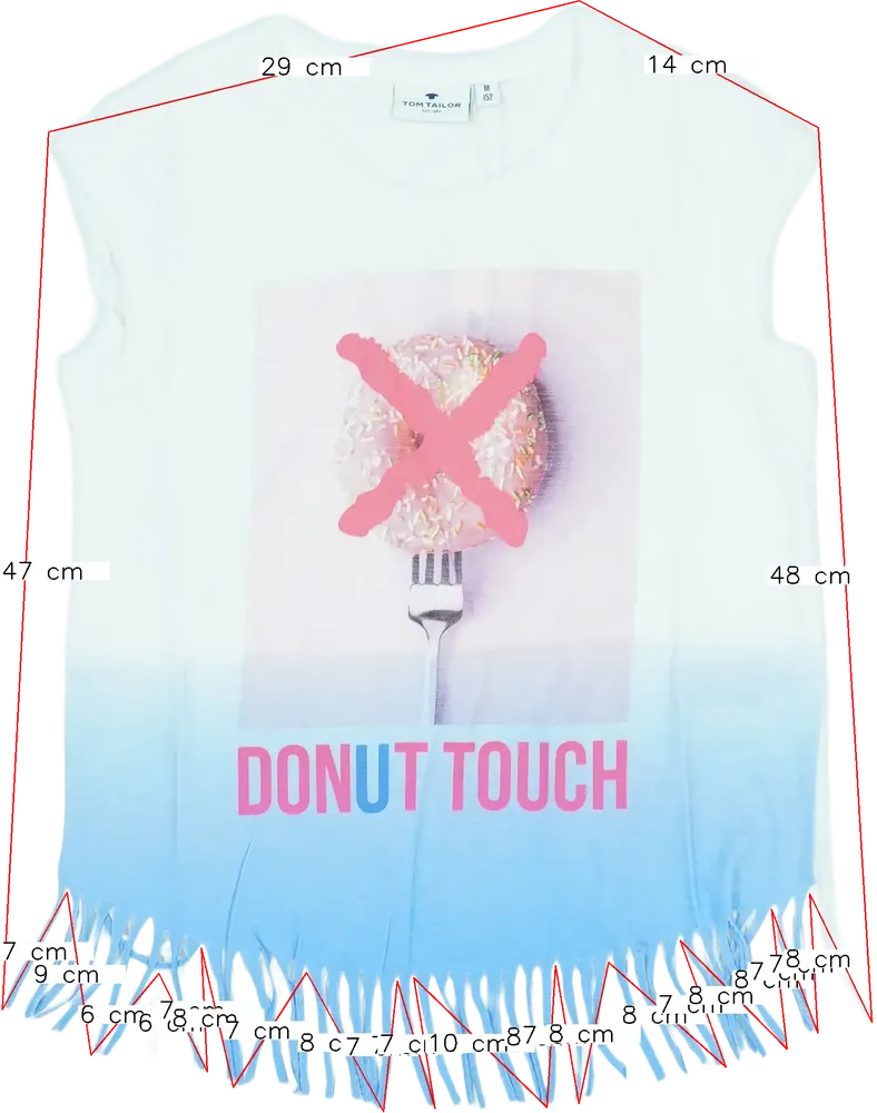 Kék Tom Tailor Póló EU 152 / UK 12 év / US 12 év/L