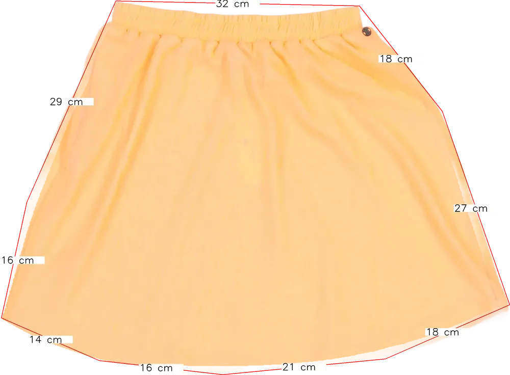 Sárga (narancs) Tom Tailor Szoknya EU 164 / UK 14 év / US 14 év/XL