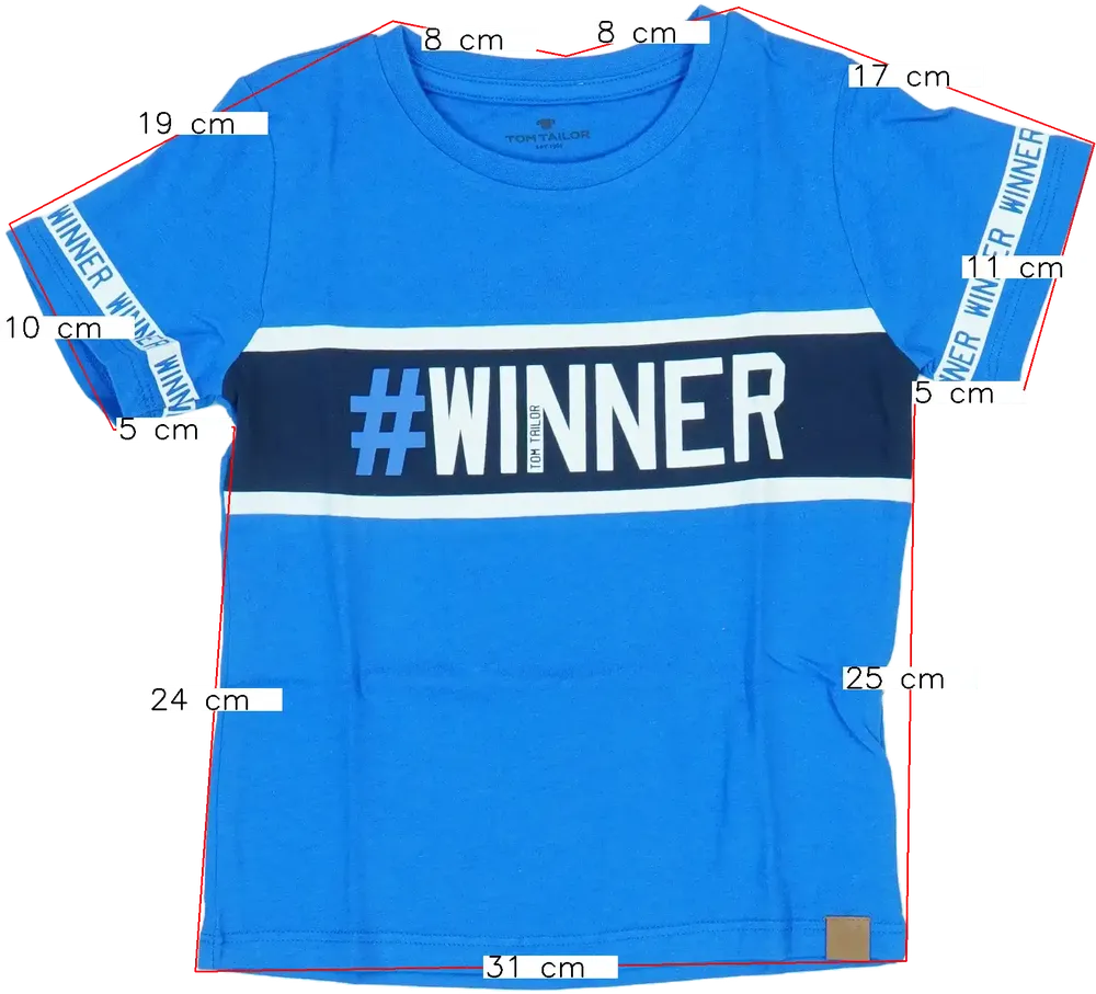 Kék Tom Tailor Póló EU 98 / UK 3 év / US 3T