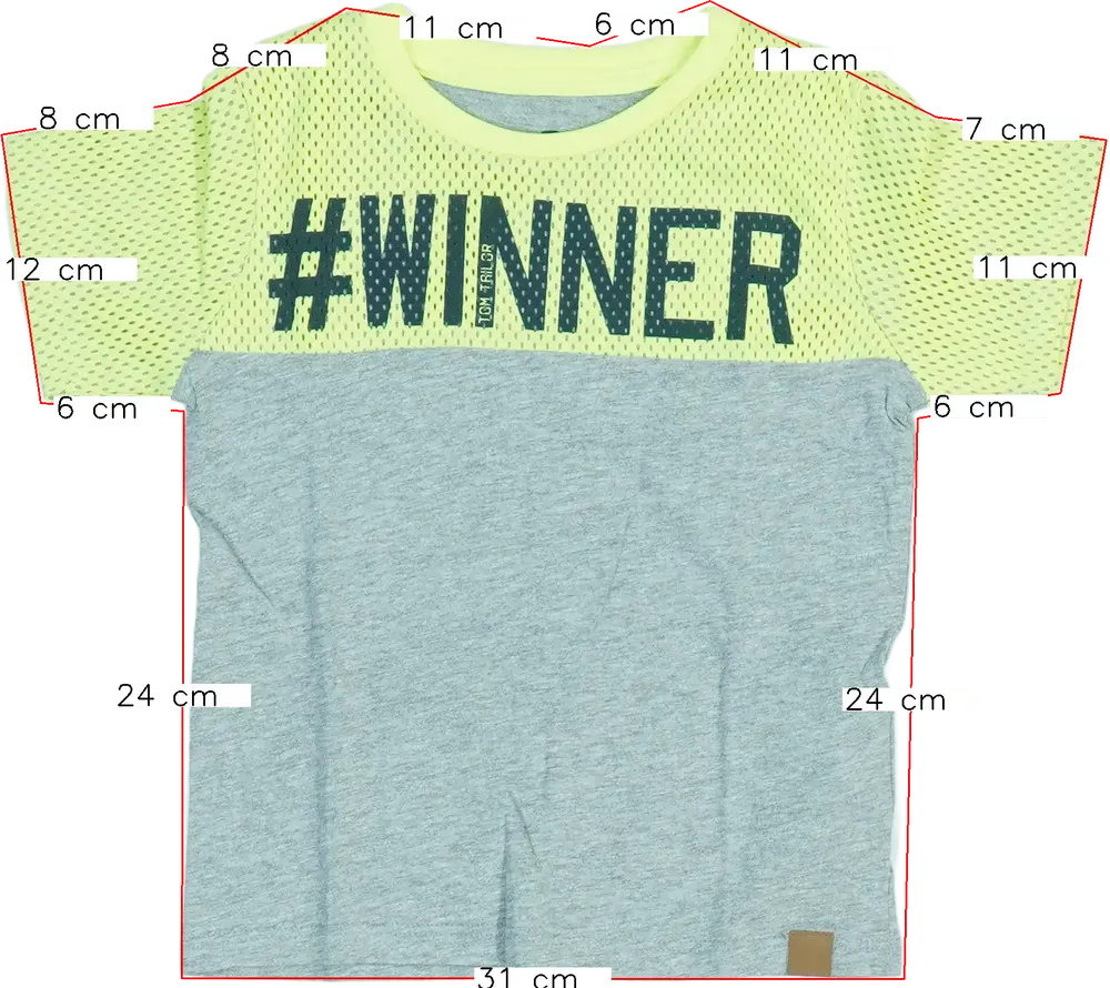 Szürke Tom Tailor Póló EU 98 / UK 3 év / US 3T