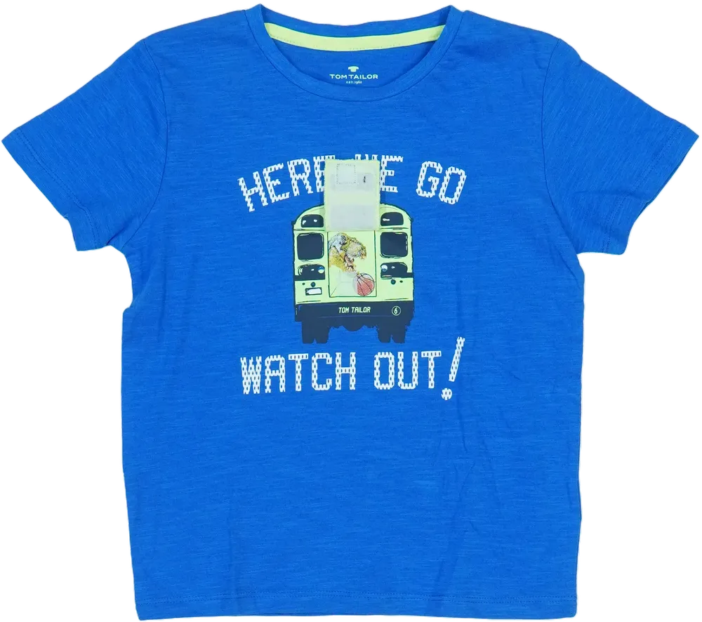 Kék Tom Tailor Póló EU 122 / UK 7 év / US 7 év/M