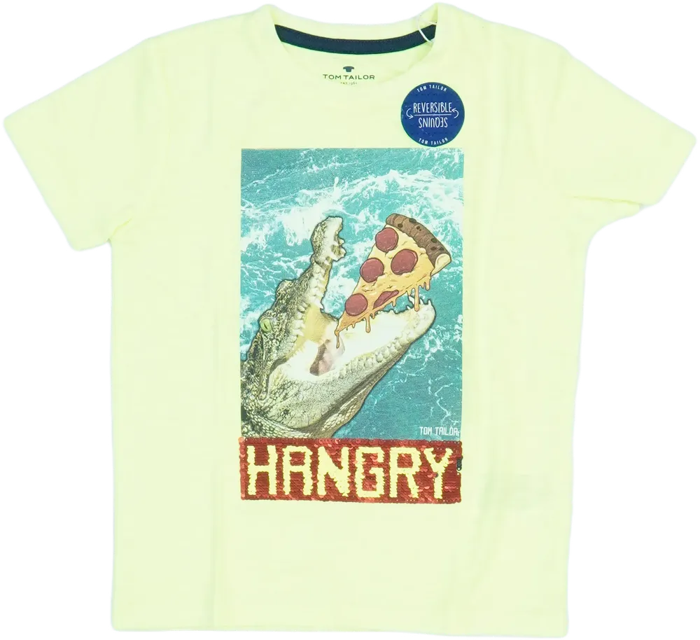 Sárga Tom Tailor Póló EU 110 / UK 5 év / US 5 év/XS