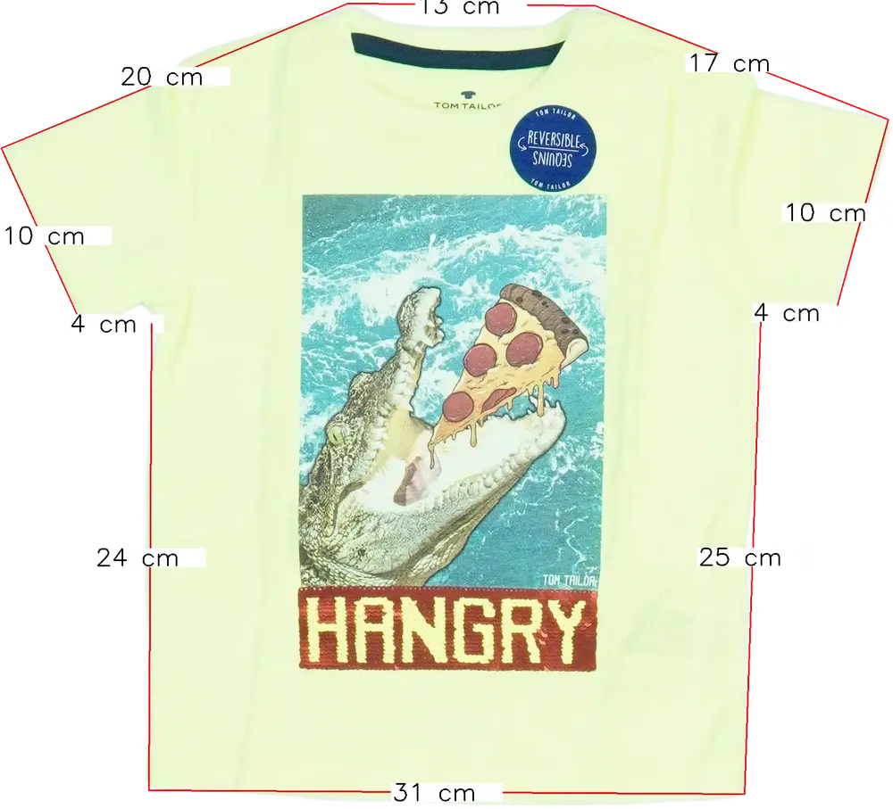 Sárga Tom Tailor Póló EU 98 / UK 3 év / US 3T