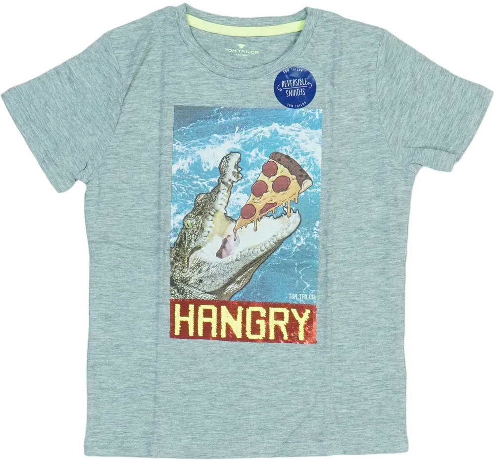 Szürke Tom Tailor Póló EU 122 / UK 7 év / US 7 év/M