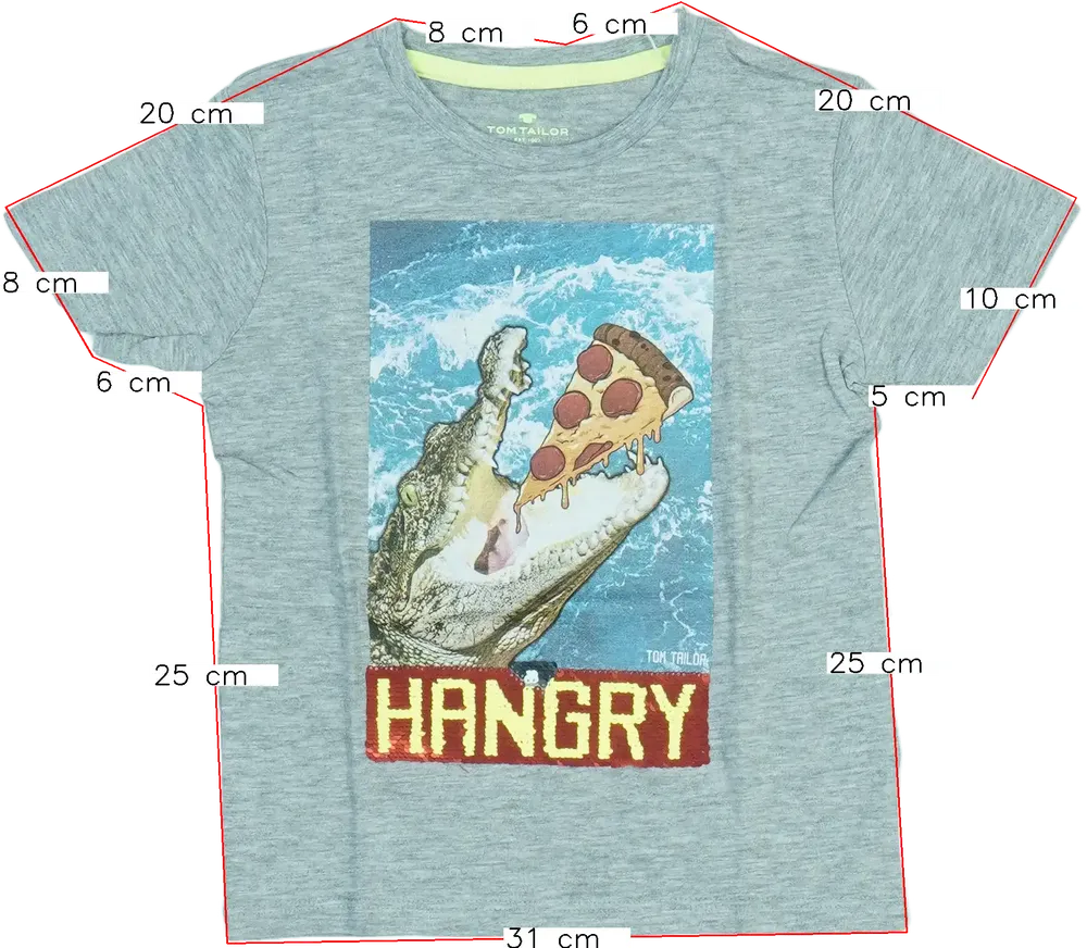 Szürke Tom Tailor Póló EU 98 / UK 3 év / US 3T