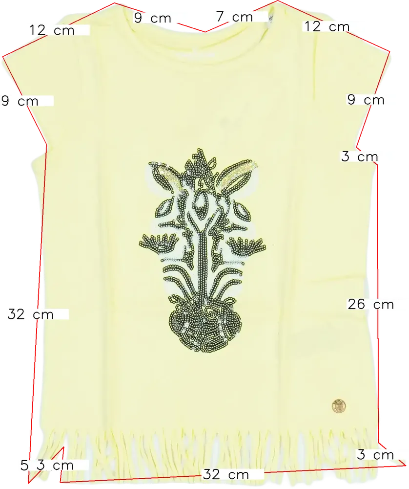 Sárga Tom Tailor Póló EU 110 / UK 5 év / US 5 év/XS