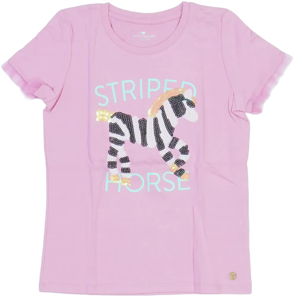 Rózsaszín Tom Tailor Póló EU 134 / UK 9 év / US 9 év/L