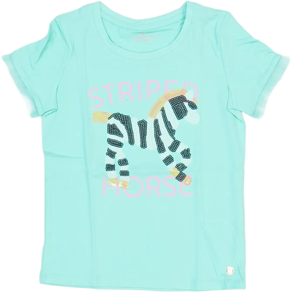 Zöld Tom Tailor Póló EU 122 / UK 7 év / US 7 év/M