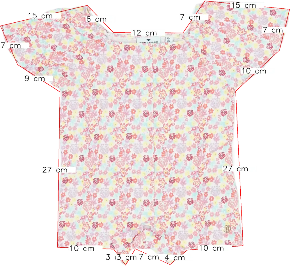 Többszínű Tom Tailor Blúz EU 110 / UK 5 év / US 5 év/XS