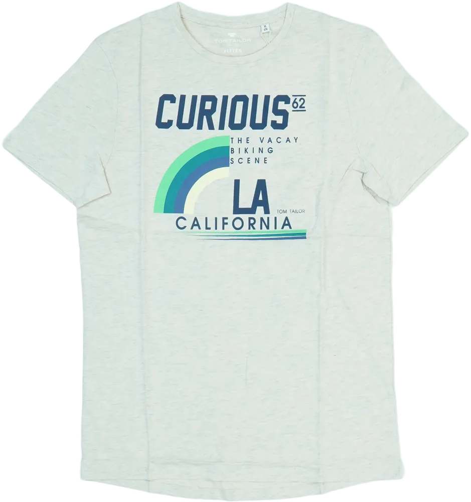 Barna Tom Tailor Póló EU 176 / UK 16 év / US XL