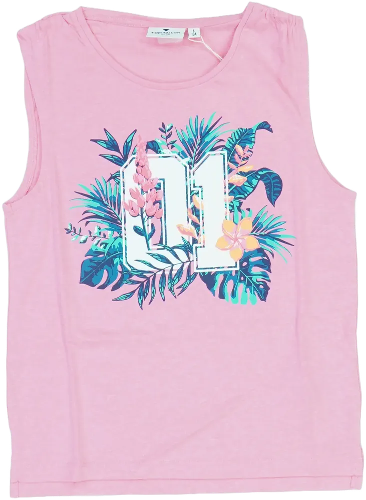 Rózsaszín Tom Tailor Póló EU 164 / UK 14 év / US 14 év/XL